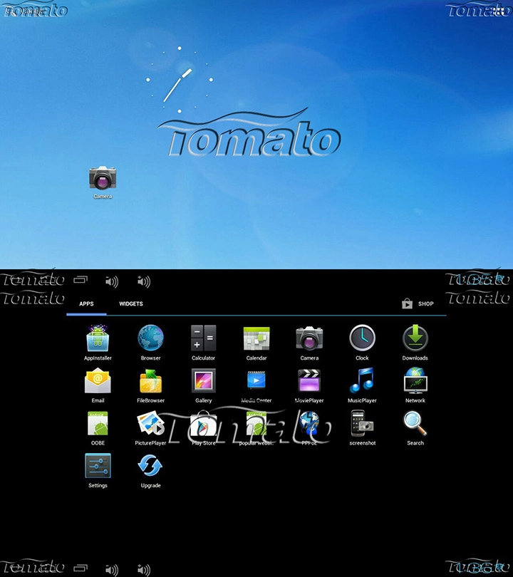Android 4.0 TV box XBMC media player internal HDD support M3H