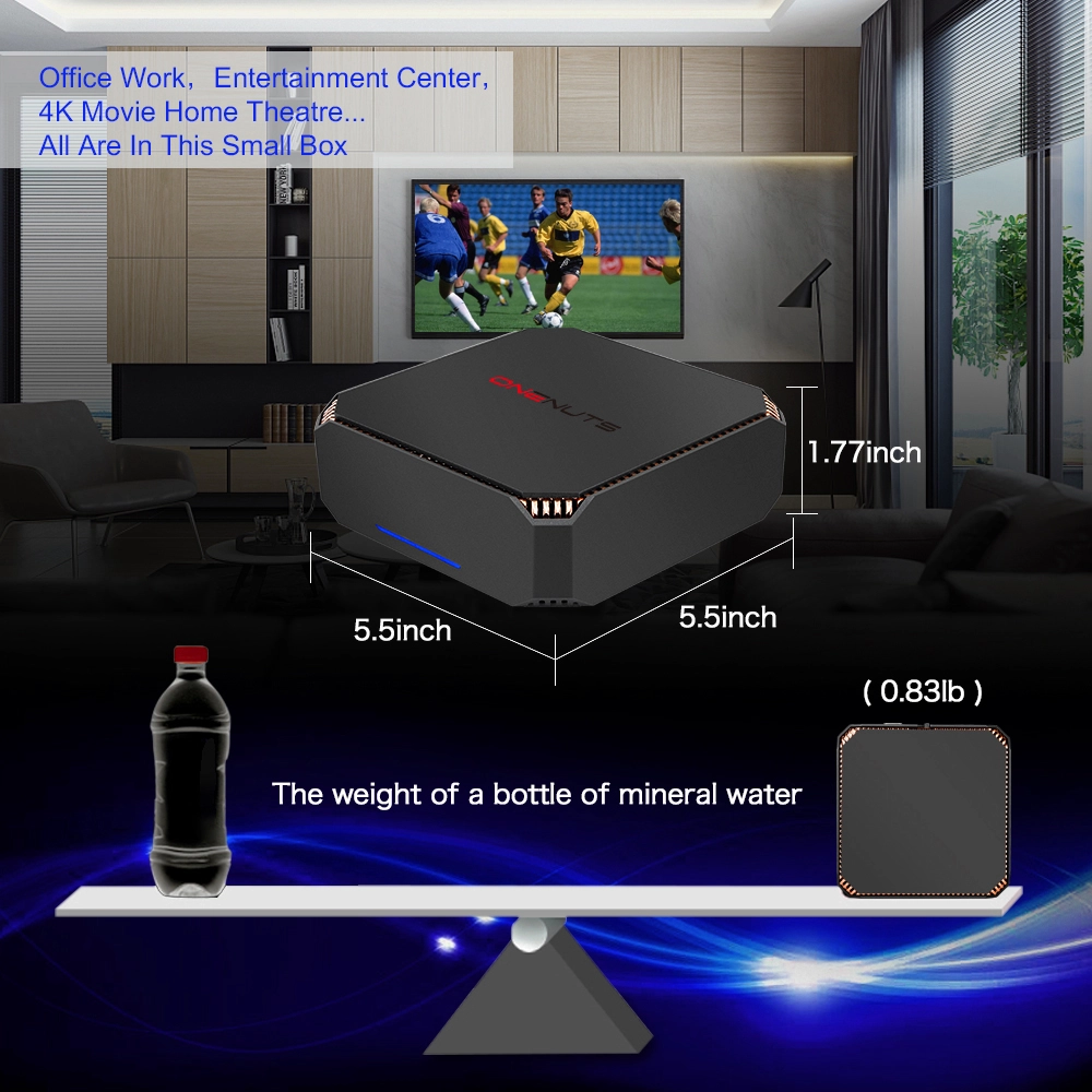 Onenuts Nut 7 Intel Core 7 Generation Mini PC Windows 10 i3-7100U/i5-7200U/i7-7500U