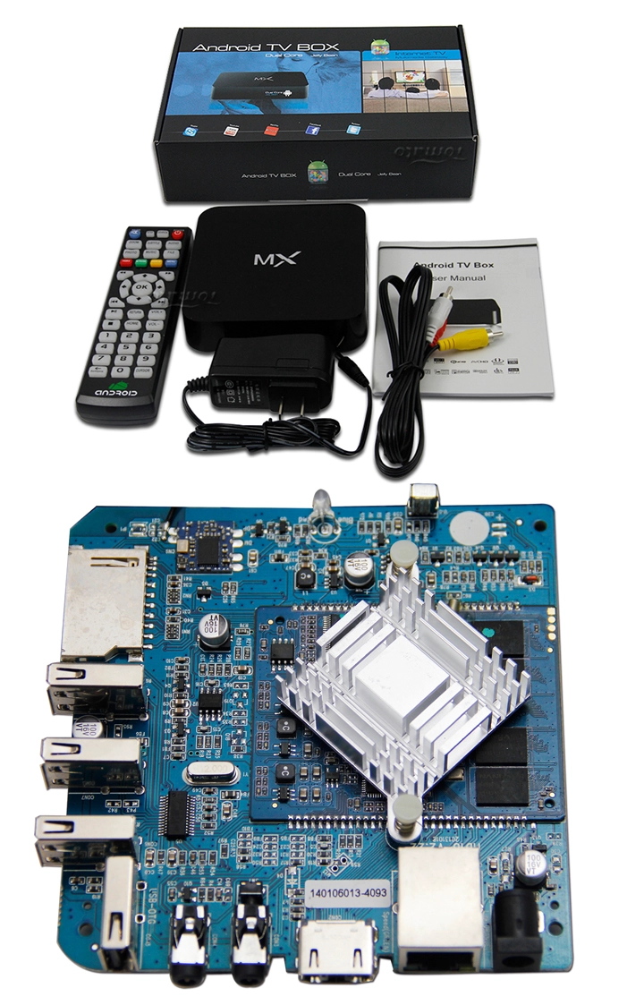 XBMC TV Box 1GB/8GB support expand memory full hd media player MX
