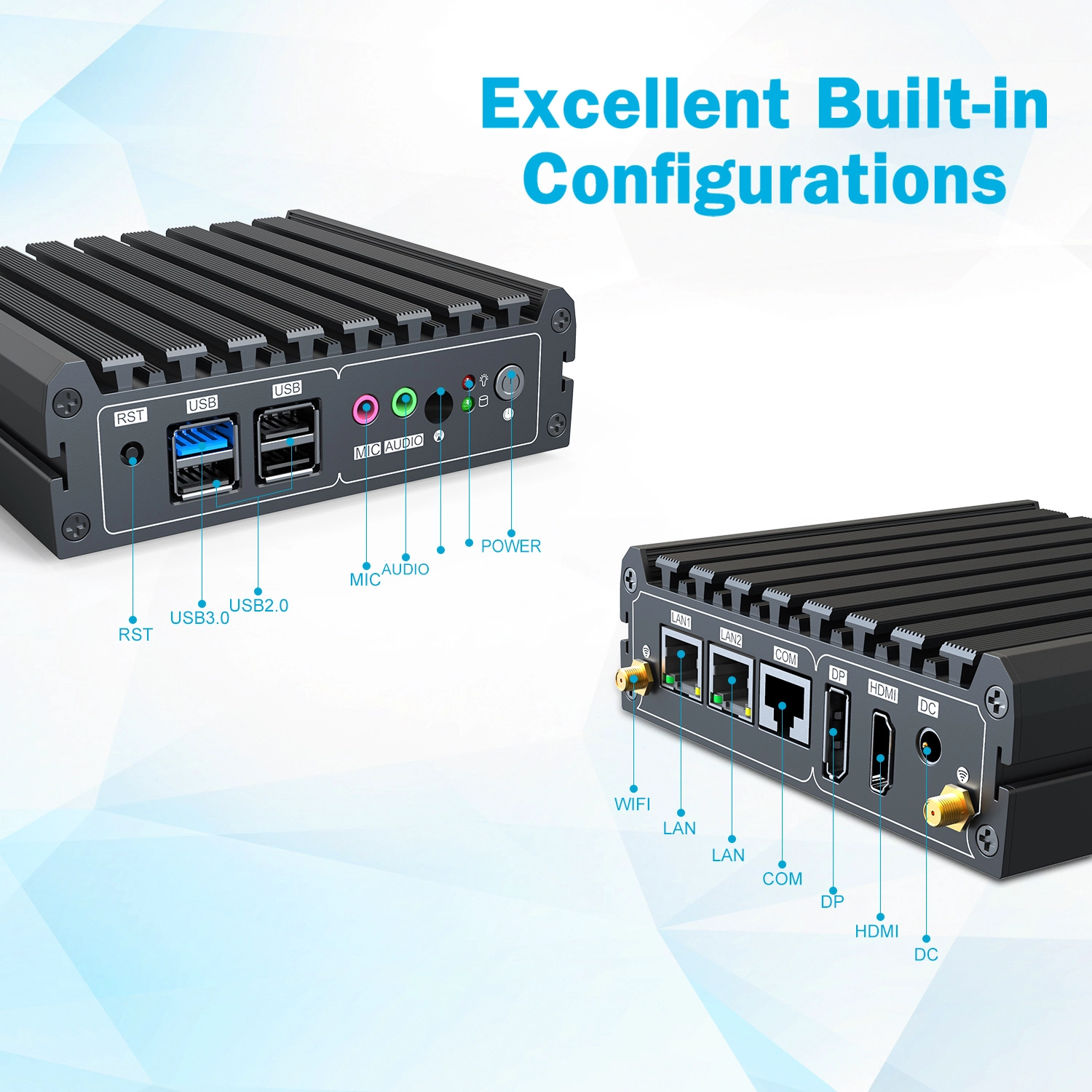 High-Performance Industrial Control Mini PC with Windows 10