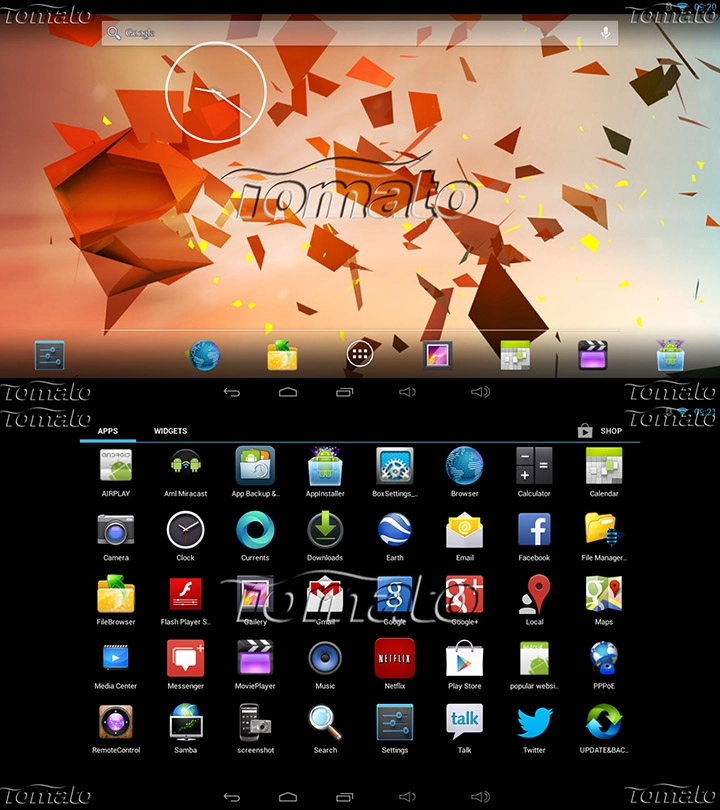 Full HD Media player Dual Core Amlogic8726 Cortex A9 Tv Box X6