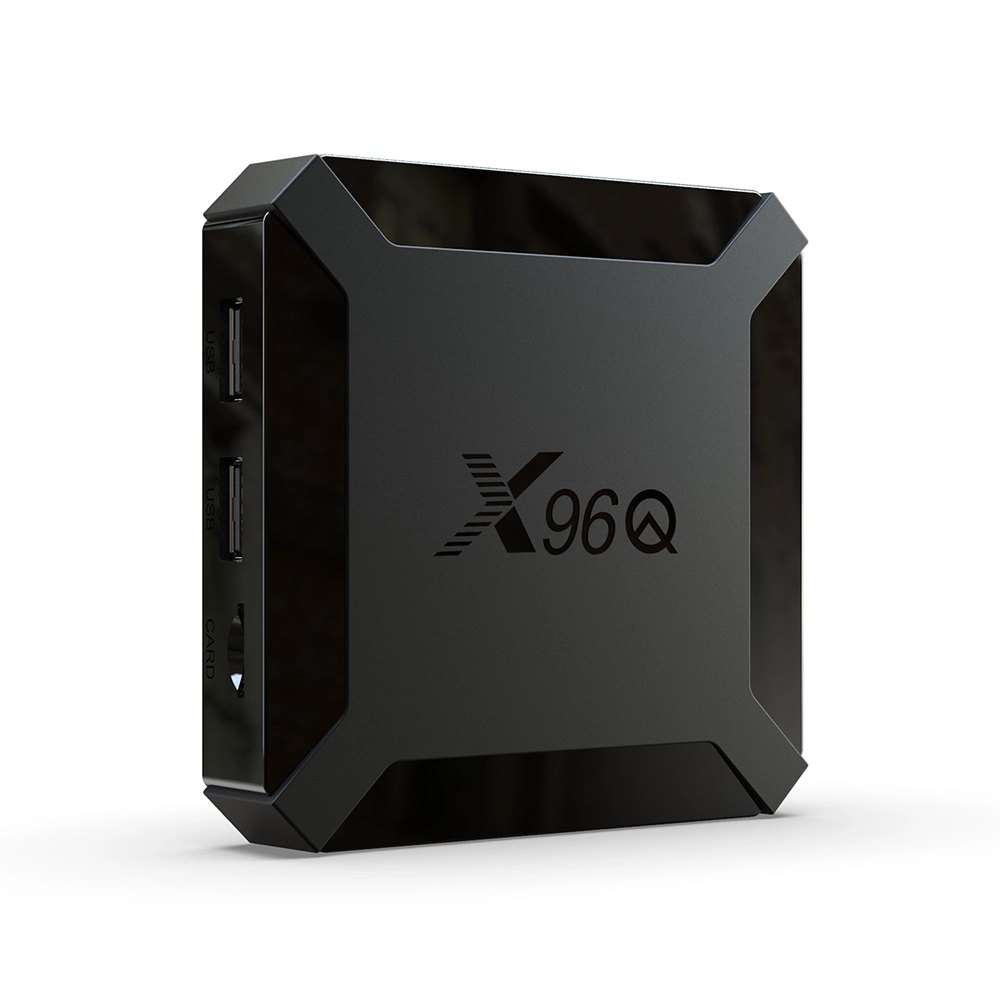 中国 Android 10 Allwinner Quad Core H313多核G31 GPU X96Q电视盒 制造商