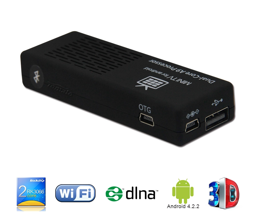 Android TV Box RK3066 with Bluetooth Dual Core Android 4.2.2 Mini PC MK808B
