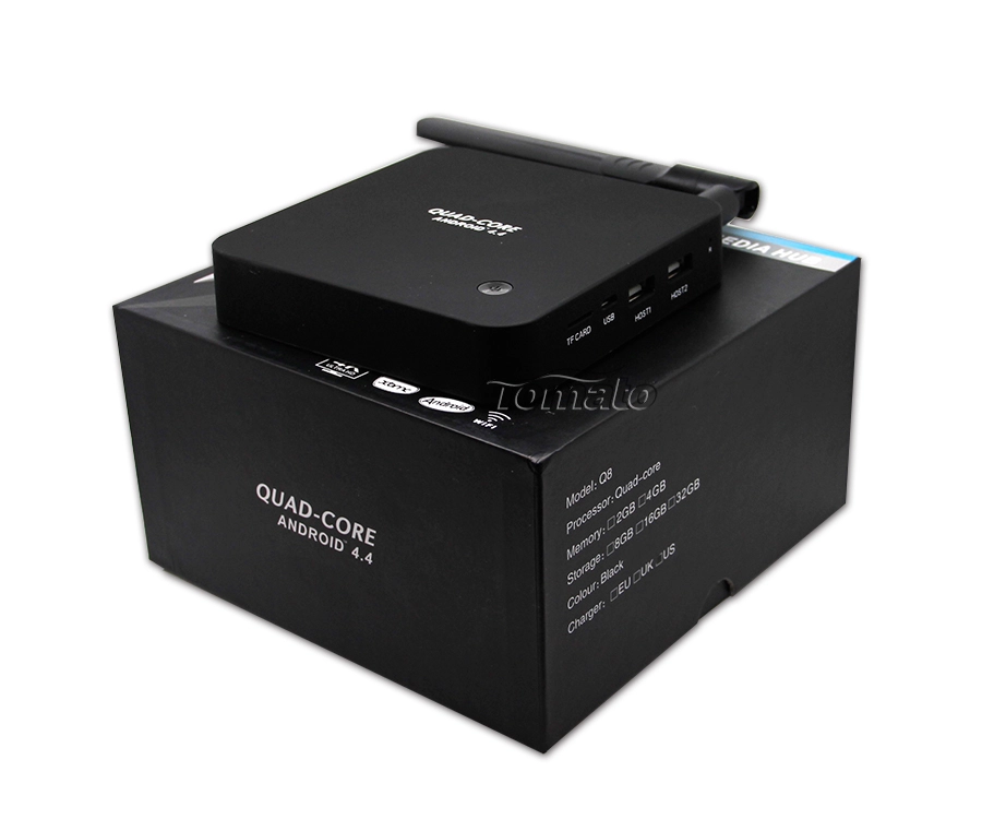 Media Player Full HD com Bluetooth 4.0 2.4g/5.8g WiFi TV Box
