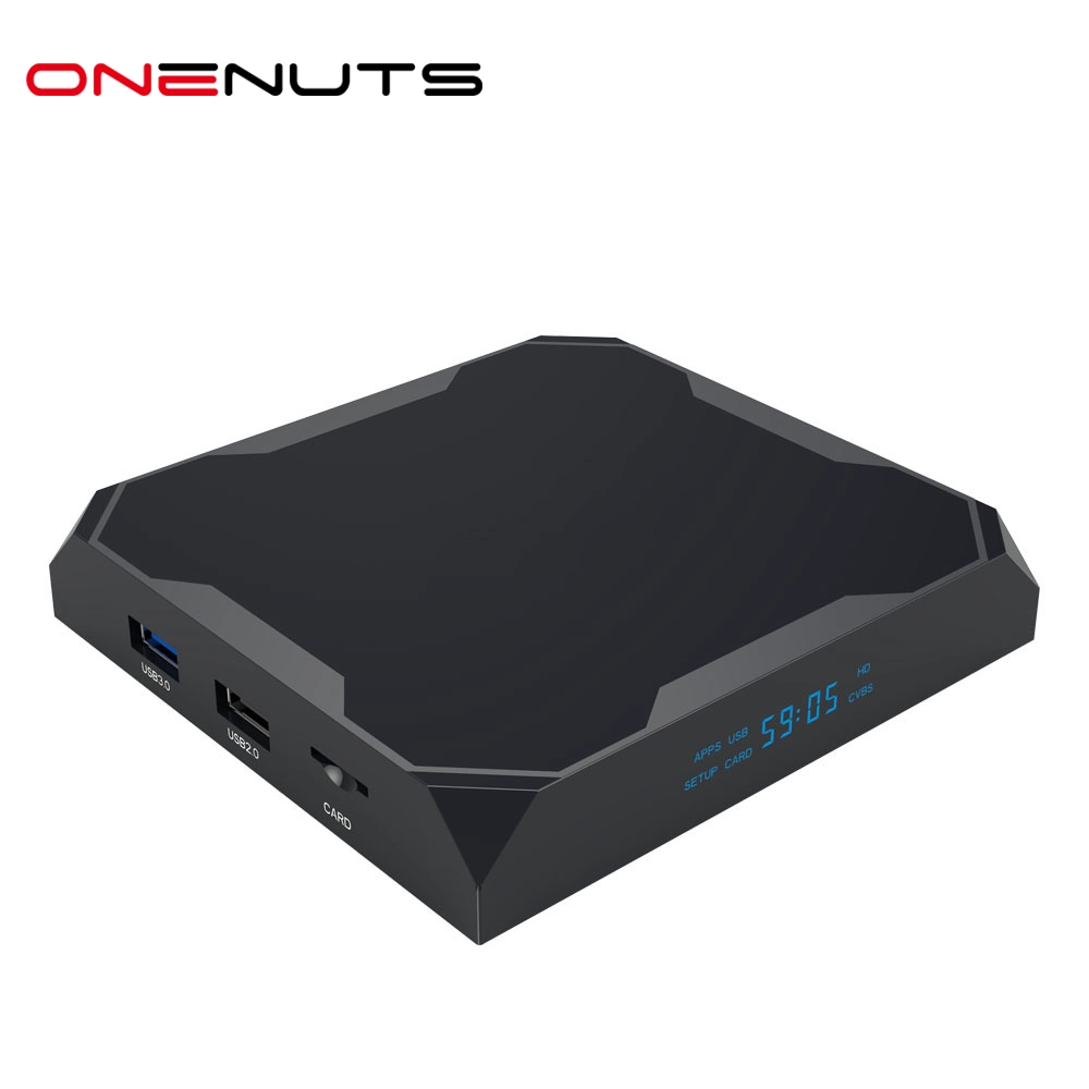 Onenuts amlogic S905x2 14nm شرائح 4K Ultra HD USB3.0 Android Set-Top Box