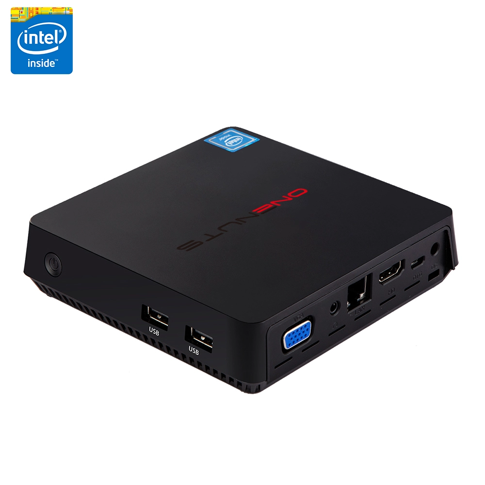 Onenuts Nut 3 Intel Cherry Trail Z8350 Quad Core Supporto mini PC Windows 10 HDD SATA standard da 2,5' rimovibile fino a 2T Supporto doppio display