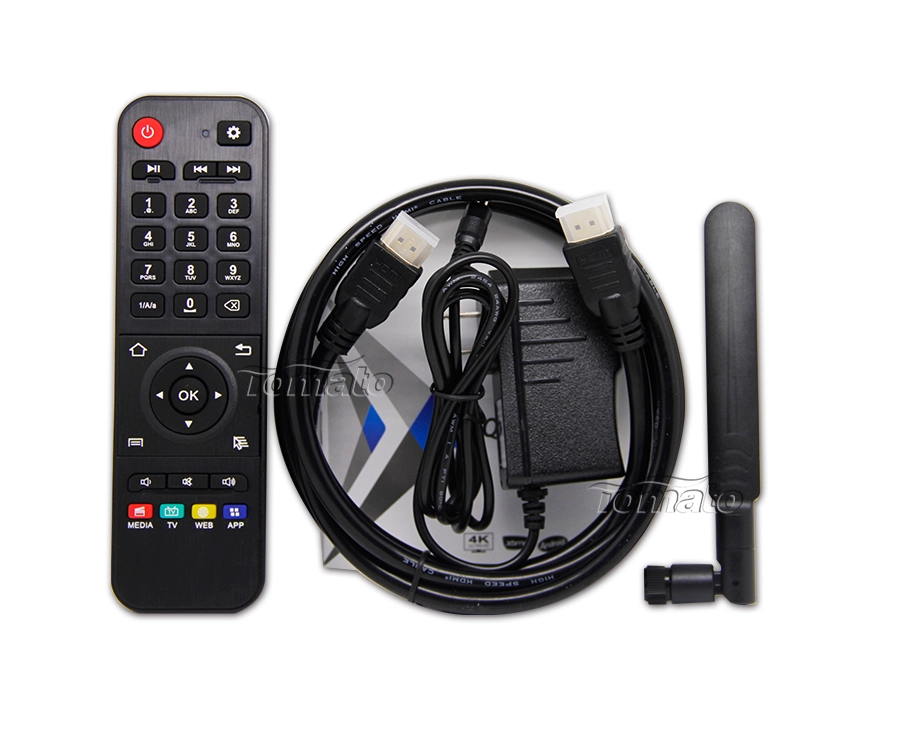 Caixa de TV Quad Core 4K2K WiFi 5,8 GHz Bluetooth 4.0 Q8