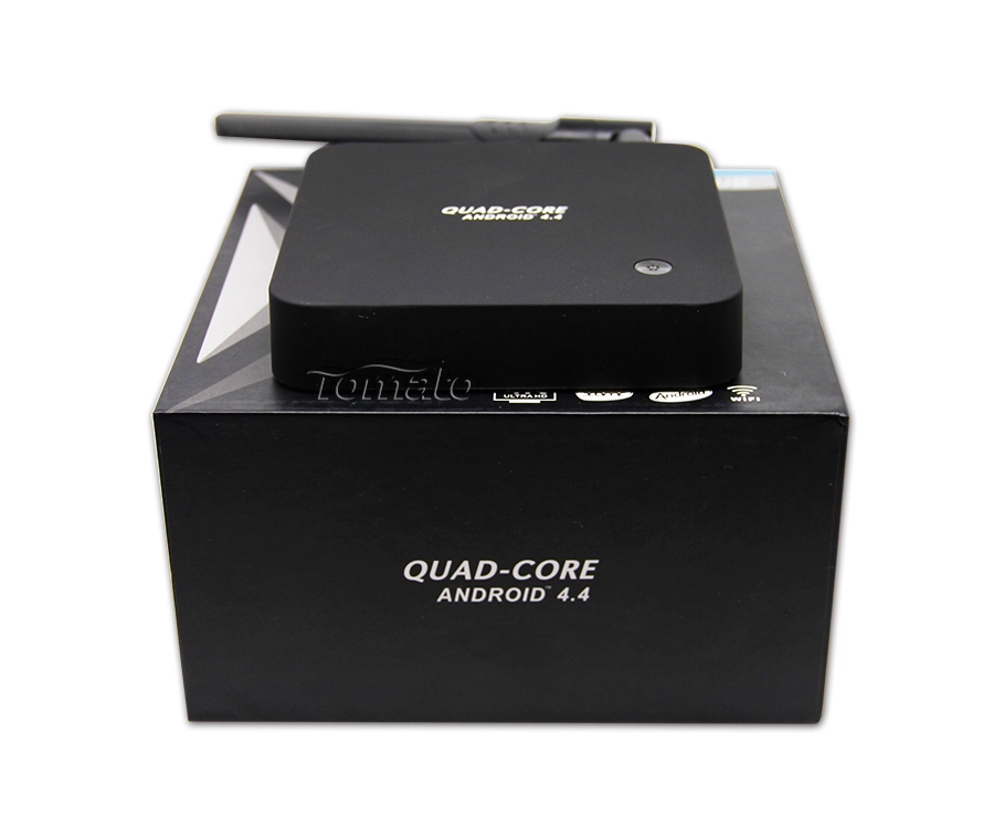 Caixa de TV Quad Core 4K2K WiFi 5,8 GHz Bluetooth 4.0 Q8