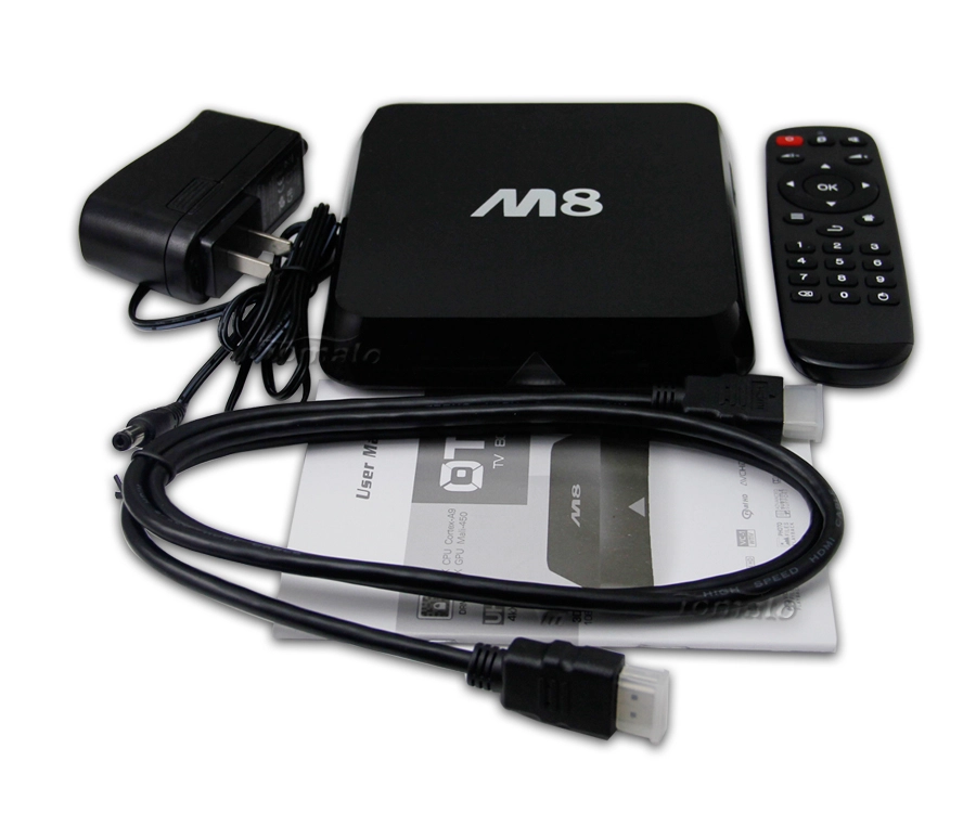 Smart TV Box M8 S802 Android 4.4 Quad Core TV Box entièrement chargé XBMC