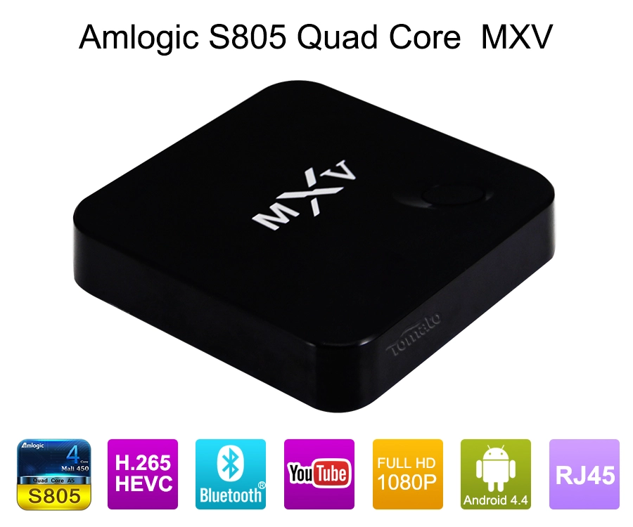 Smart TV Box Android Kodi 15.2 Smart Android TV Box Quad Core WiFi MXV S805 Quad Core Ott TV Box