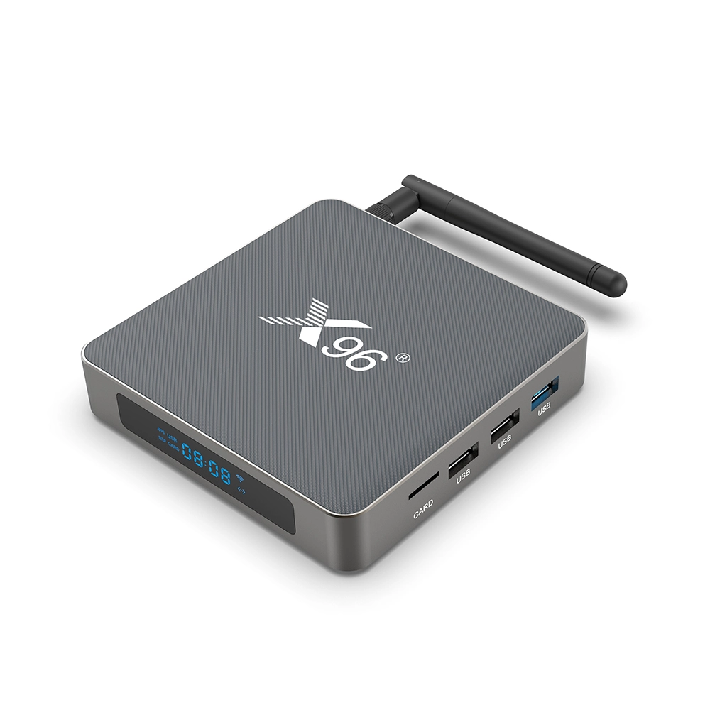 X96 X6 Rockchip RK3566 Quad Core Android 11 8K HDR Doppio WiFi 2T2R Set Top Box