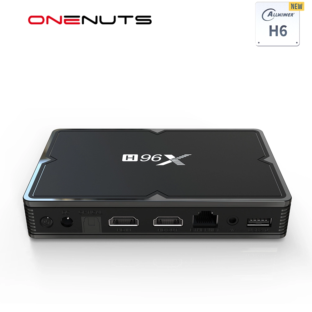 X96H Android 9.0 mit HDMI-Eingang Allwinner H603 Quad-Core 64-Bit ARM Quad Core 4 GB 32 GB 6K4K TV-Box