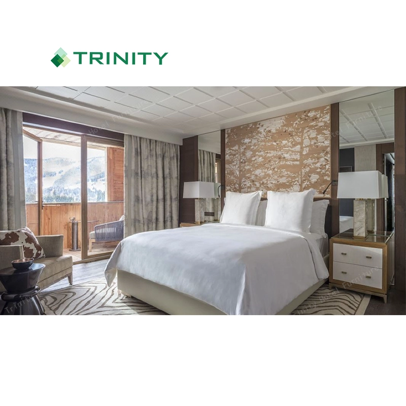 Seven star hotel bed sets furniture luxury