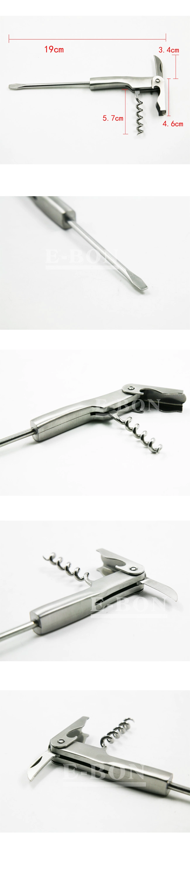 stainless steel wine opener