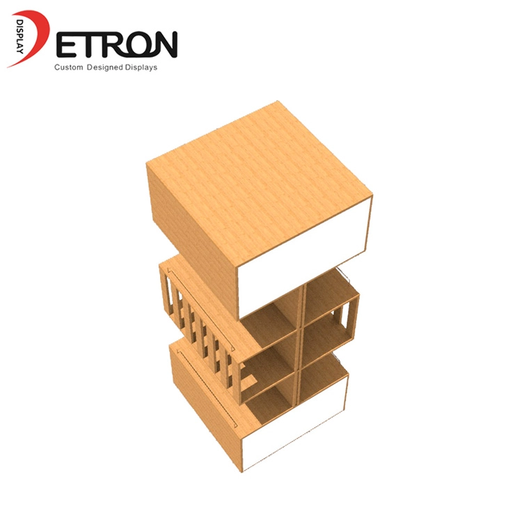 wooden gondola display shelves