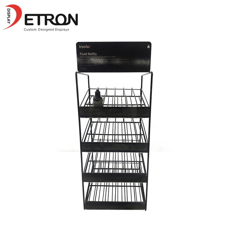 bottle counter display stand