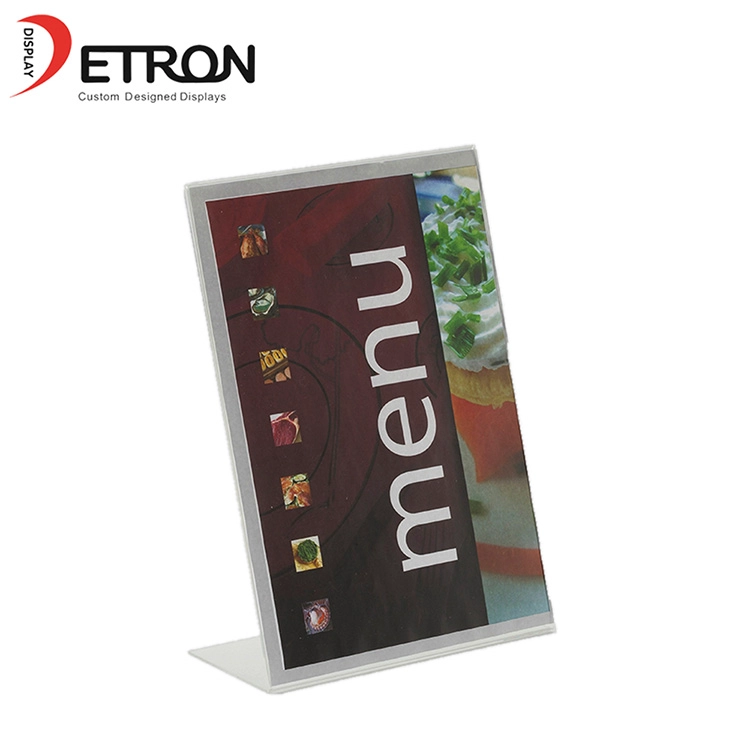 acrylic menu display holder acrylic menu display holder