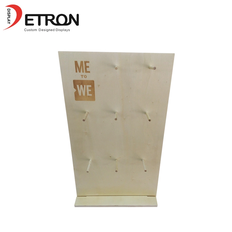 wooden earring display stand