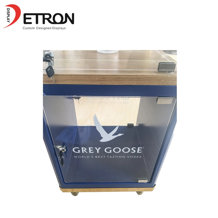 glass wine display cabinet supplier