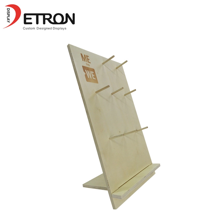 wooden earring display stand