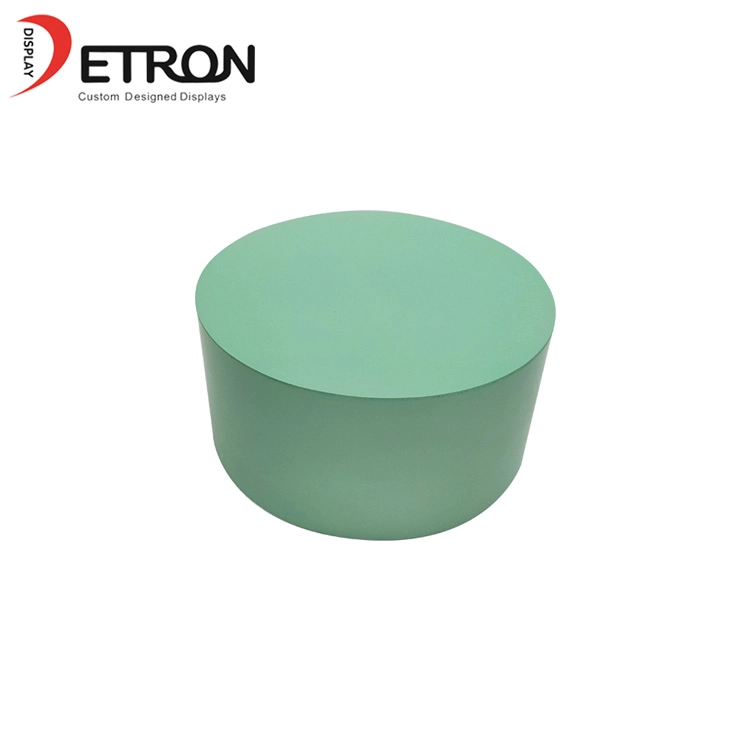 round pvc display case supplier