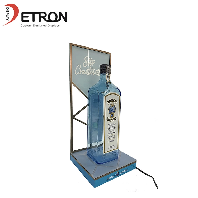 acrylic bottle glorifier display