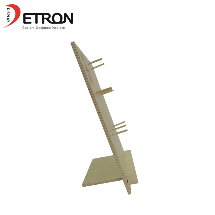 wooden earring display stand