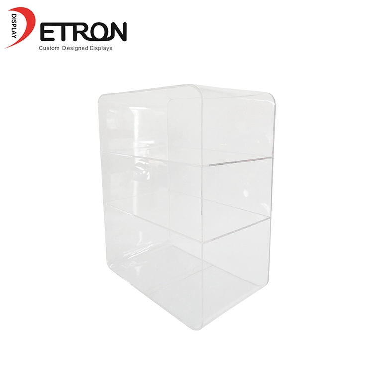 China factory 3 tier customized clear acrylic toy figure display case