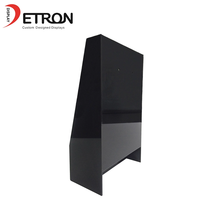 China Hersteller Countertop schwarz Acryl Broschüre Magazin Display-Stand