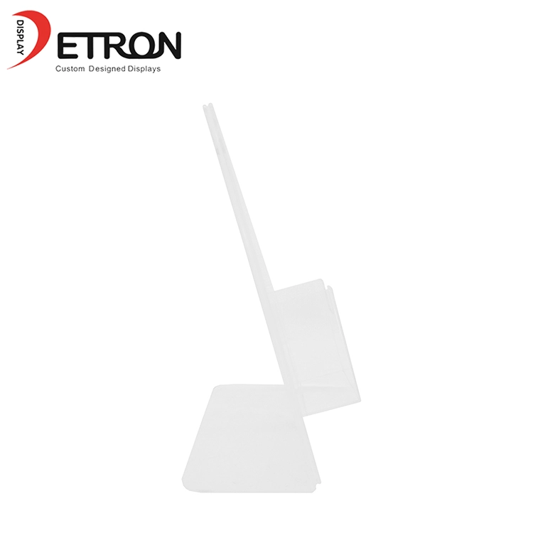 New Arrival customized desktop clear acrylic flyer business card display stand