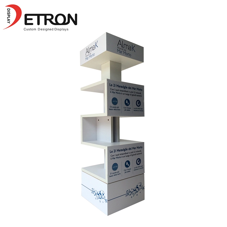 Espositore per scaffali in legno nuovo design per prodotto