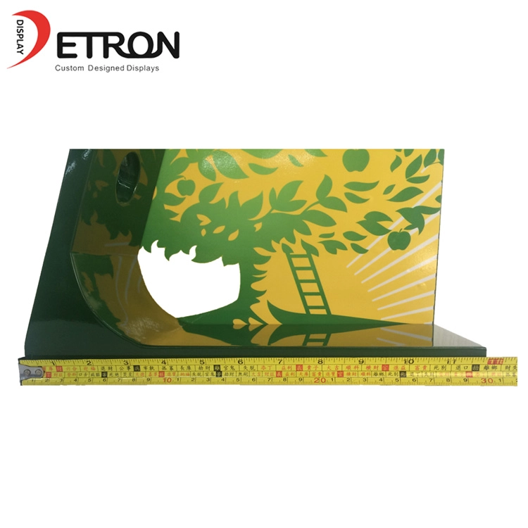 OEM Customized logo wooden countertop beer bottle display shelves