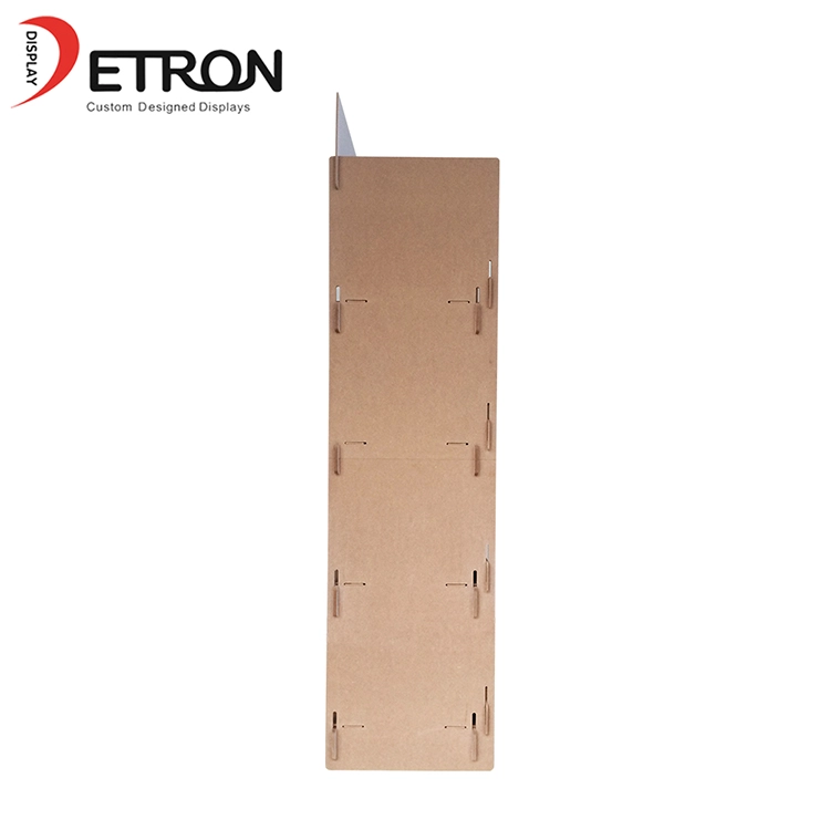 Magasin de détail 3 étages OEM plancher personnalisé mdf présentoir pour produit