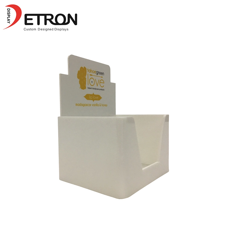 Supermarket customized countertop acrylic lip balm display stand