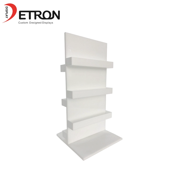 Wholesale customized shoelace acrylic counter display stand for shop
