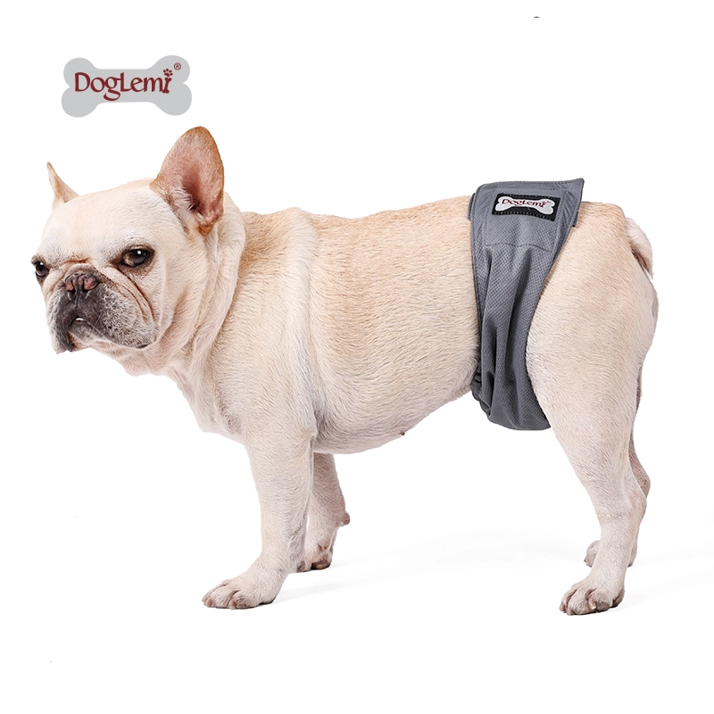 Antibactérien réutilisable lavable absorbant imperméable mâle mâle chien chien bandes pantalons de couches