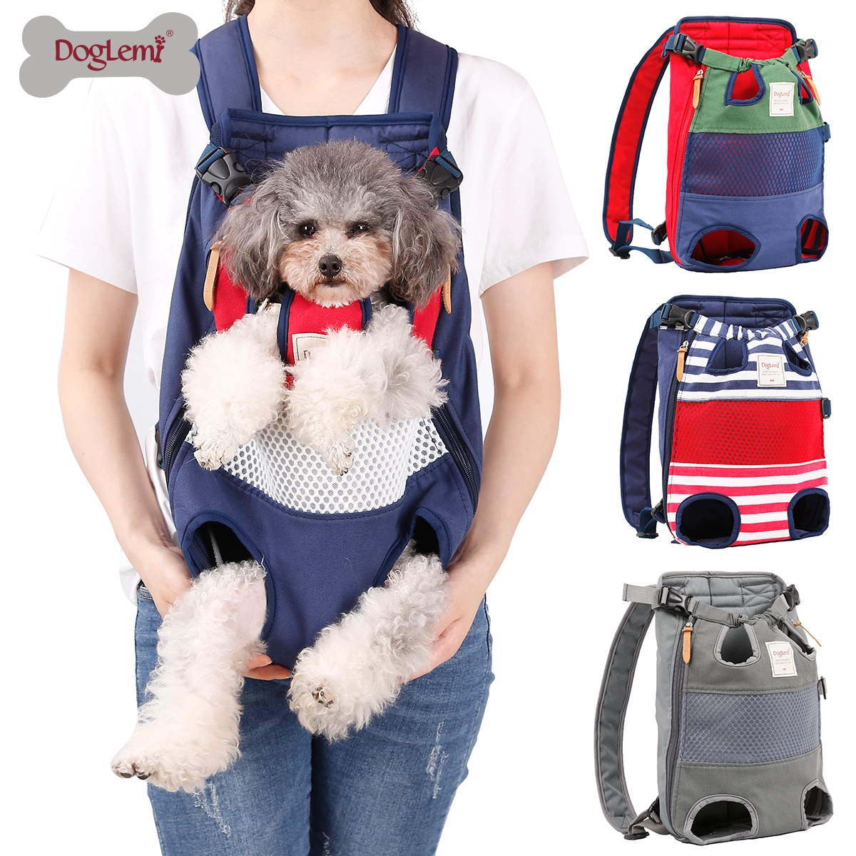porcelana Mochila de lona para mascotas fabricante
