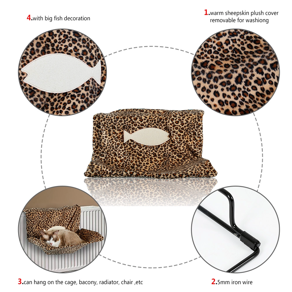 Lit suspendu pour chats au coin du feu