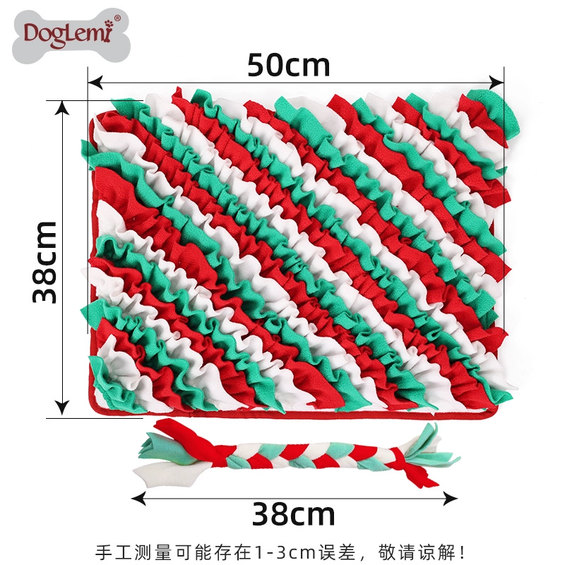 Weihnachten Haustier Geschenk Set Schnappmatte mit Kauspielzeug Nosework Hundespielzeug Sets Für Weihnachten