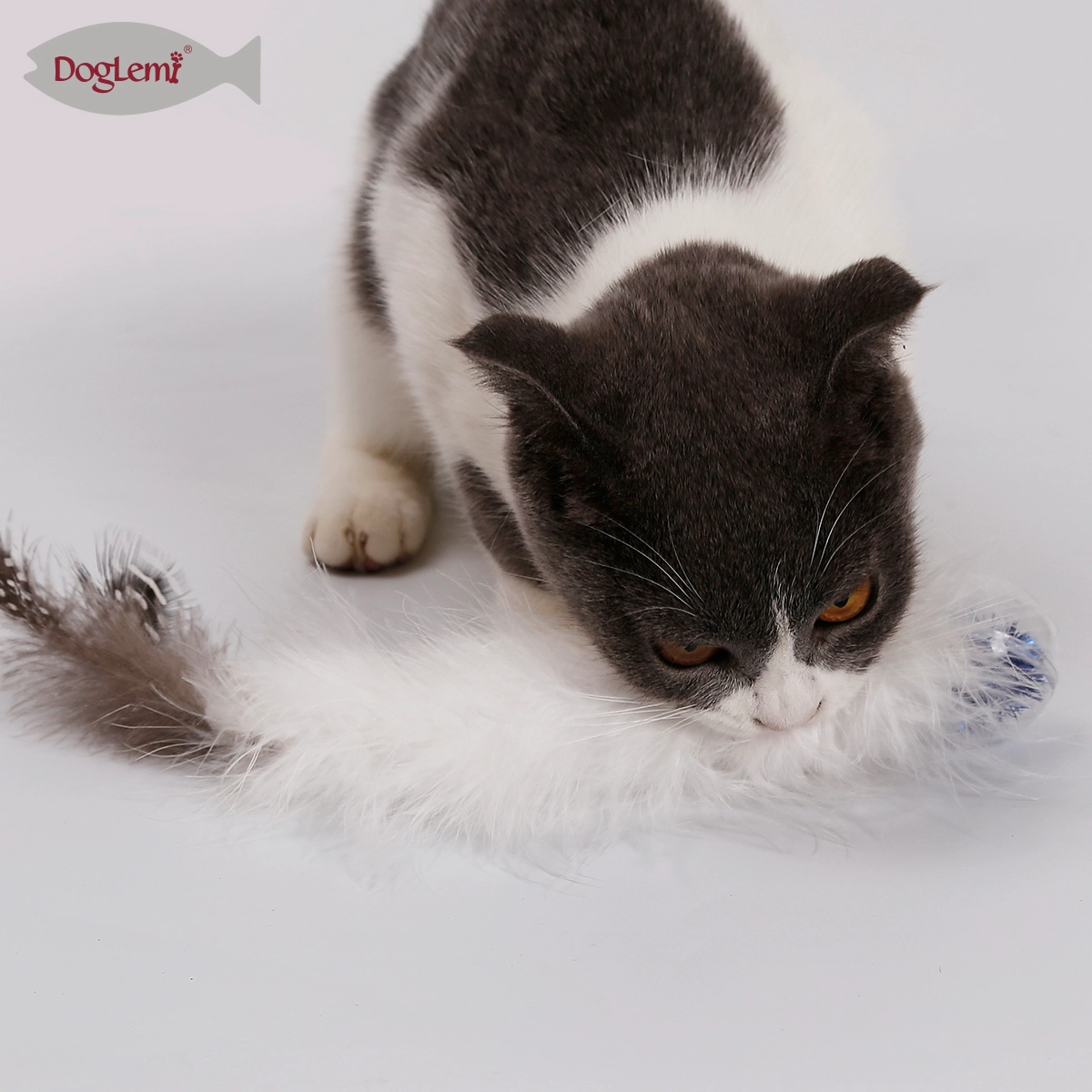 Jouet de chat boule de cristal de Noël