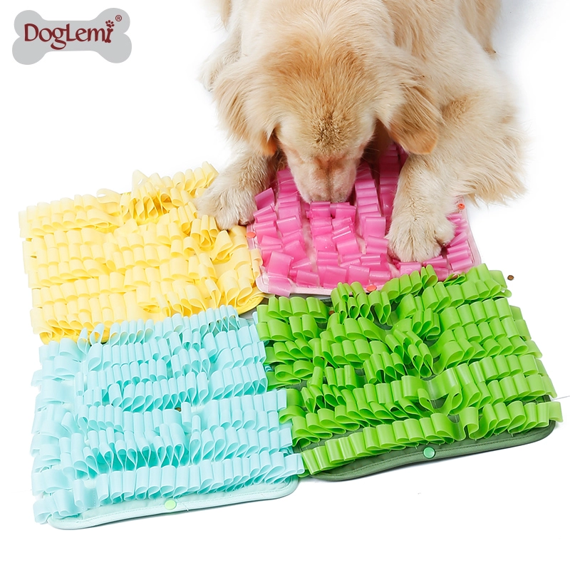 DIY подключаемые Candy Colors Jelly Pet Snable CAR Водонепроницаемая медленная съедание тренировки собака чаша коврик