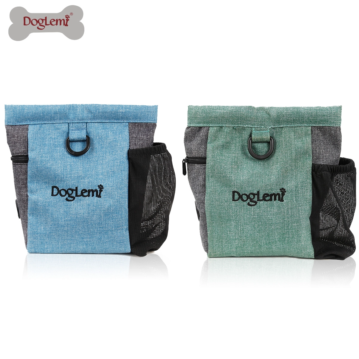 Sac de collation chien dressage rétro