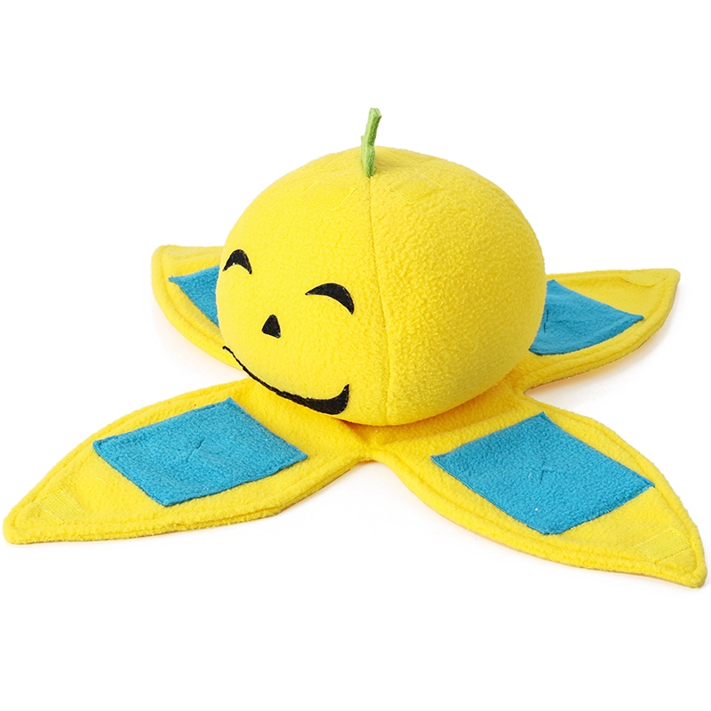 Drôle peluche de citrouille de citrouille de pierre snuffle nourrissant matelas de nez de nose traitement formation ennuyeuse chien puzzle chien