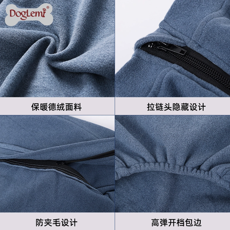 Long Sleeve Dog Surgical Recovery Suit Jumpsuit Anti-Licking Abdominal Wound Protector E-Collar Alternative After Surgery Wear Pet Jumper