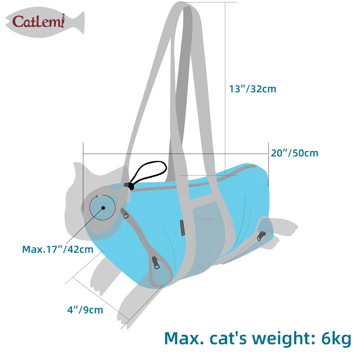 Multifunctional pet cat bag