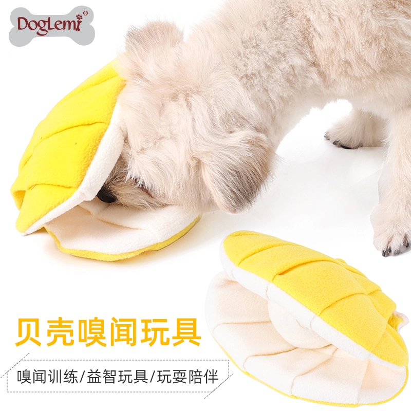 Haustierkauspielzeug schnupfen iq training shell design hund spielzeug snuffle puzzle pet produkte