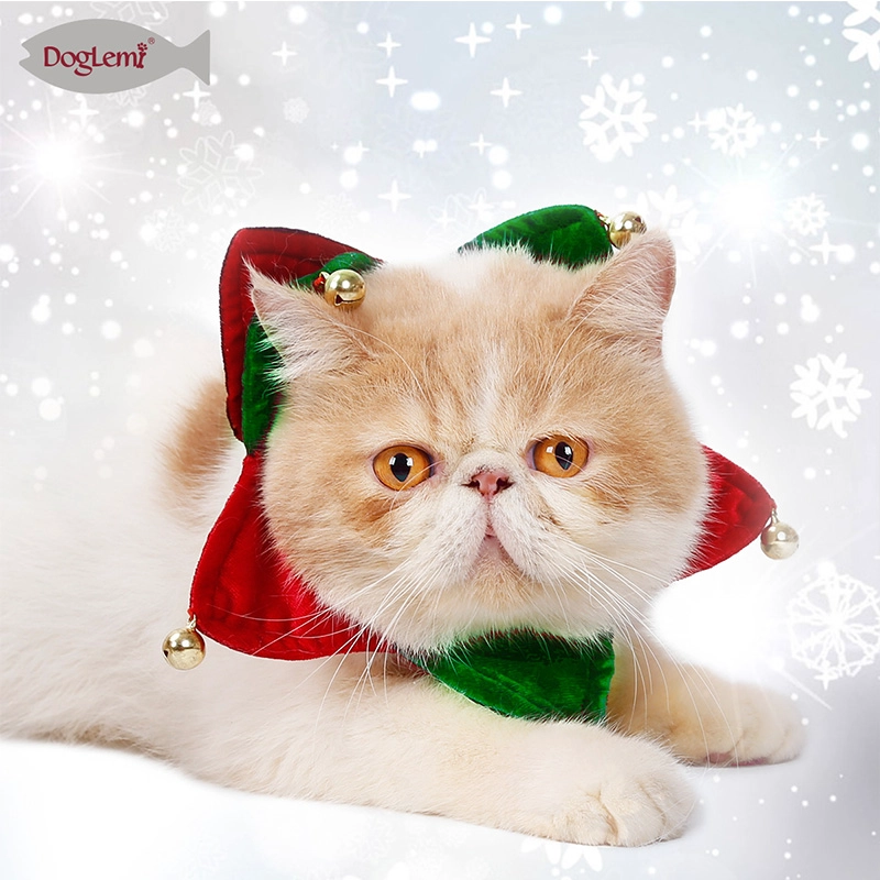 Collar de la decoración de Navidad del animal doméstico