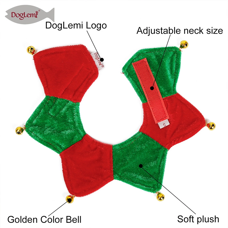 Collar de la decoración de Navidad del animal doméstico
