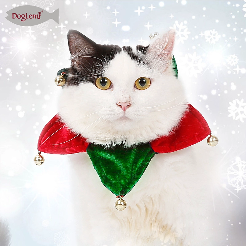 Collar de la decoración de Navidad del animal doméstico