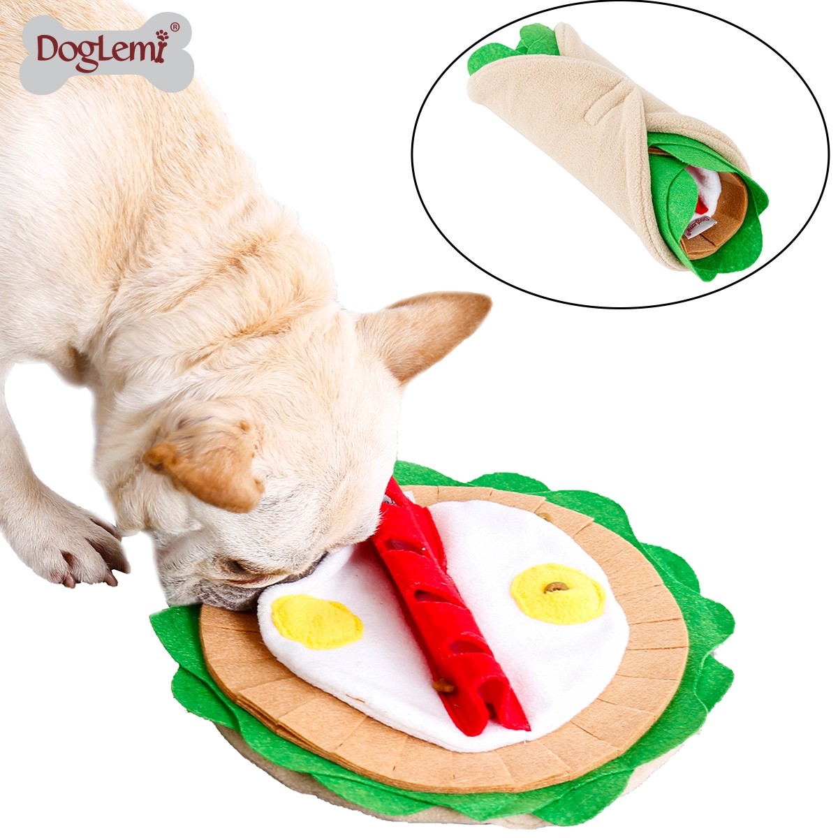 China Pizza Sniff Hundespielzeug Hersteller